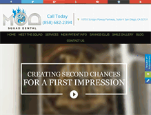 Tablet Screenshot of modsquaddental.com